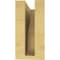 Ekena Millwork 3"W x 6"D x 6"H Classic Greensboro Rough Cedar Woodgrain TimberThane Corbel, Primed Tan CORUR03X06X06GRNRCPR - alternate 2